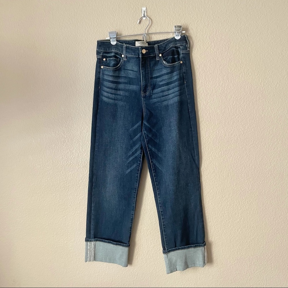 Liverpool Sadie High Waist Straight Leg Crop Jean - Picture 4 of 8